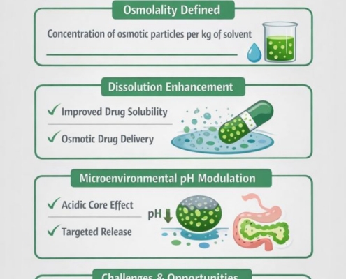 Osmotic effects in tartaric acid pellet formulations