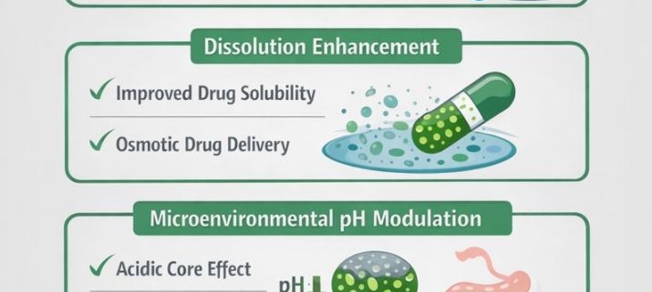 Osmotic effects in tartaric acid pellet formulations